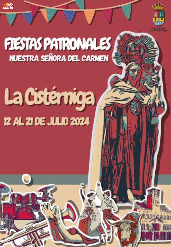 Fiestas patronales en honor a Nuestra Señora del Carmen 2024 Cistérniga